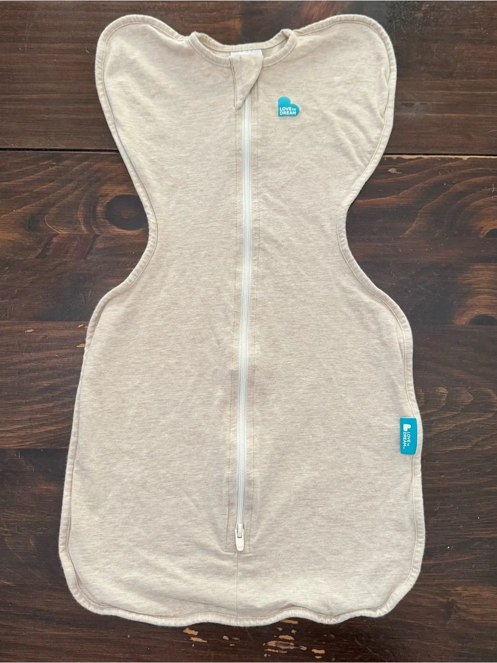 Love to Dream Swaddle Up Sleep Sack Cotton Size Small Oatmeal Heather